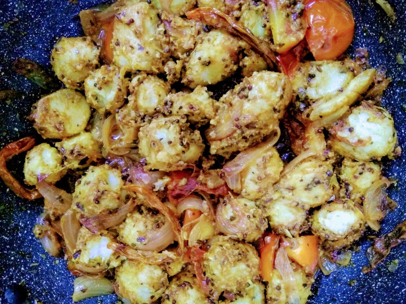 HMD Global Nokia 6 sample photo. Colocasia, colocasia fry, vegan photography