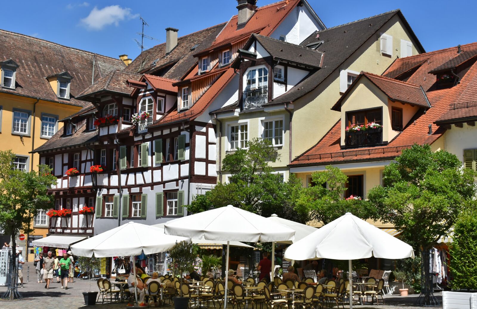 Nikon D7200 sample photo. Meersburg, lake constance, houses photography