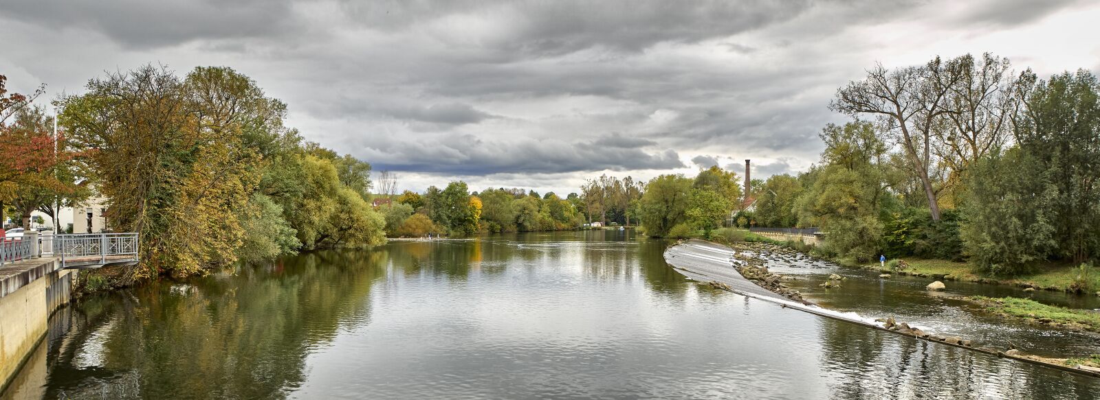 Olympus OM-D E-M10 sample photo. Panorama, neckar, baden w photography