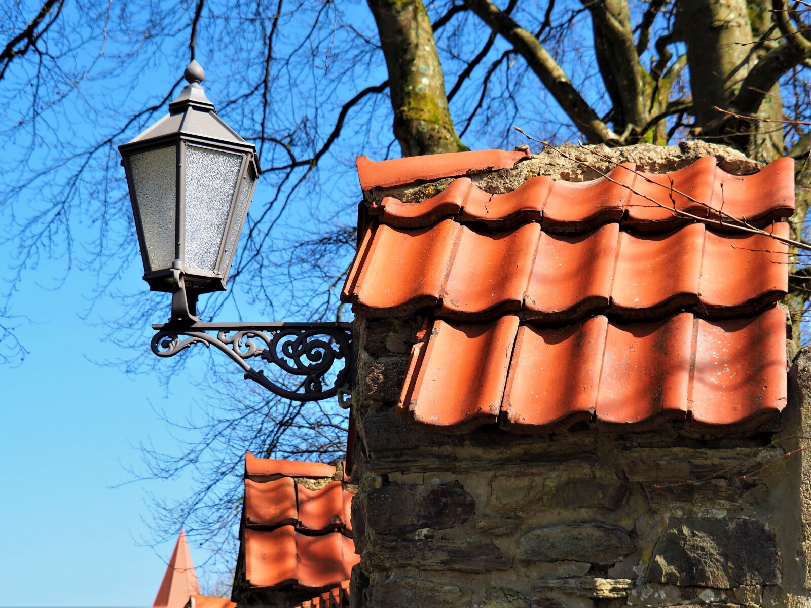 Olympus OM-D E-M10 II sample photo. Street photography, roof tiles photography