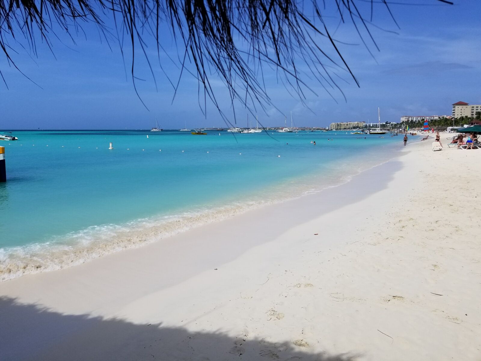 Samsung Galaxy S8 sample photo. Aruba, beach, blue photography