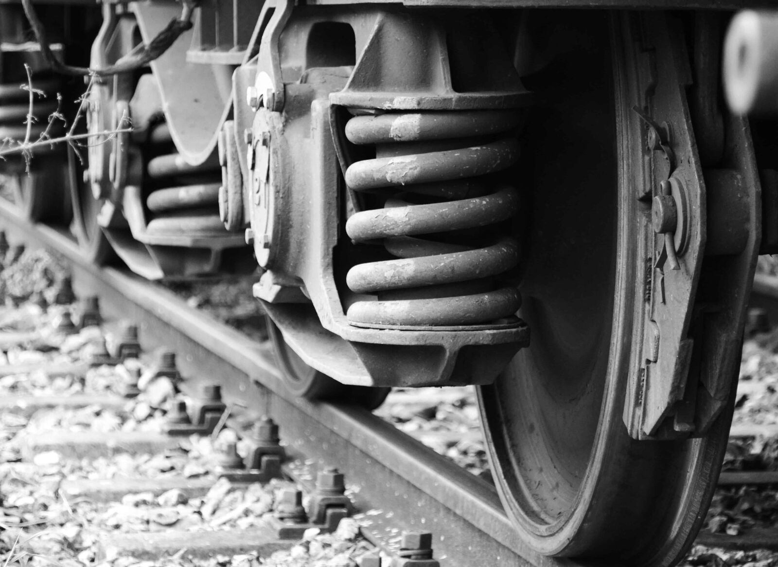 Nikon D3300 sample photo. Steel, train, monochrome, wheel photography