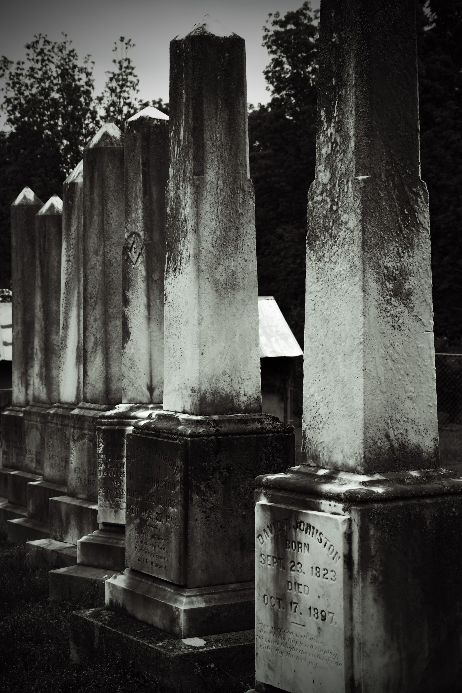 Nikon D7500 sample photo. Graves, cemetery, historic photography