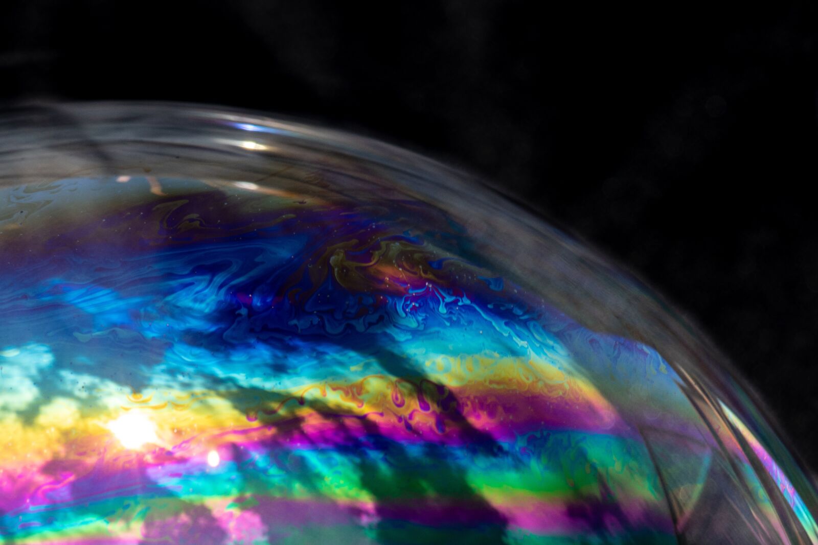 Canon EOS 200D (EOS Rebel SL2 / EOS Kiss X9) sample photo. Soap bubble, colour, color photography