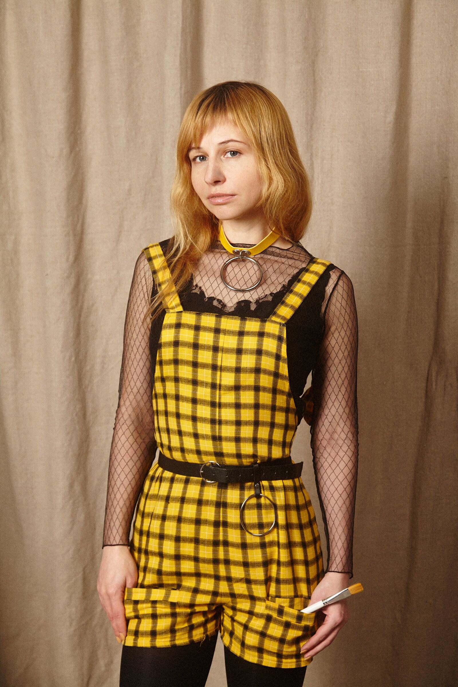 Canon EOS 5D Mark II sample photo. Girl, jumpsuit, fashion photography