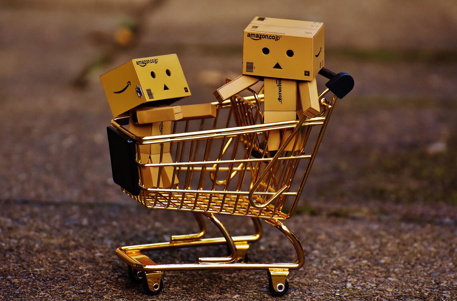 Nikon D7200 sample photo. Danbo, figures, shopping cart photography