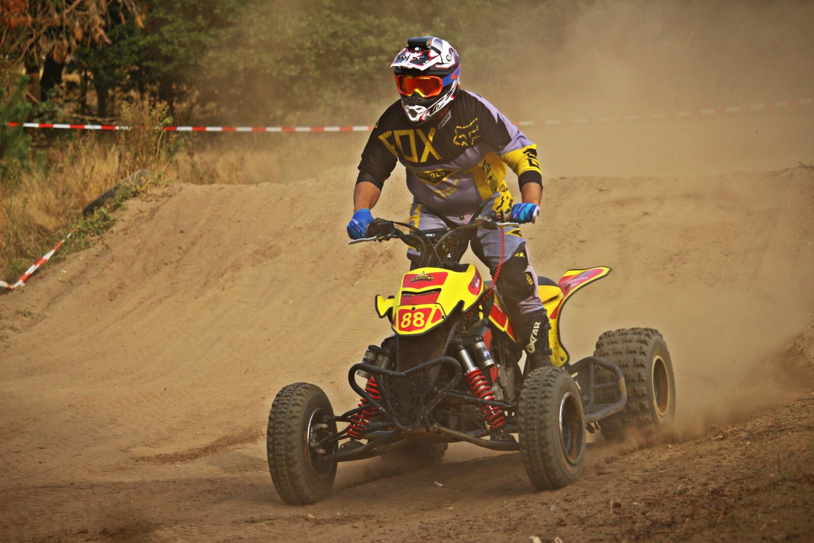 Canon EOS 100D (EOS Rebel SL1 / EOS Kiss X7) sample photo. Motocross, quad, quad race photography