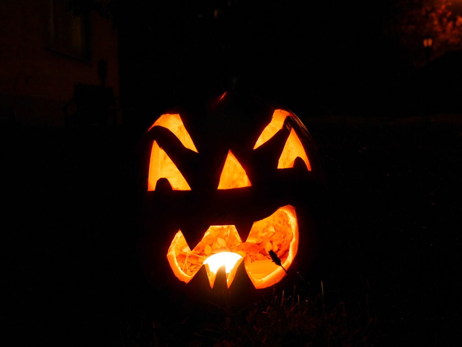 Panasonic Lumix DMC-G6 sample photo. Halloween, pumpkin, faces photography