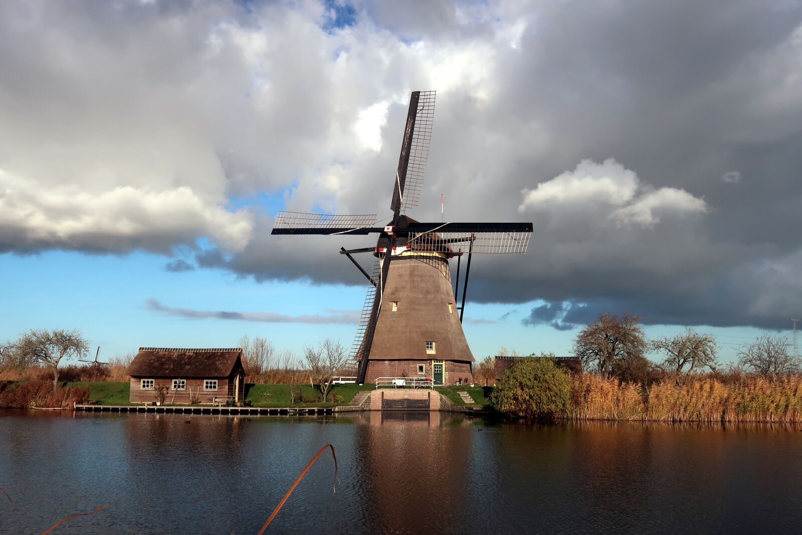 Canon PowerShot G7 X Mark II sample photo. Kinderdijk, mill, wind mill photography