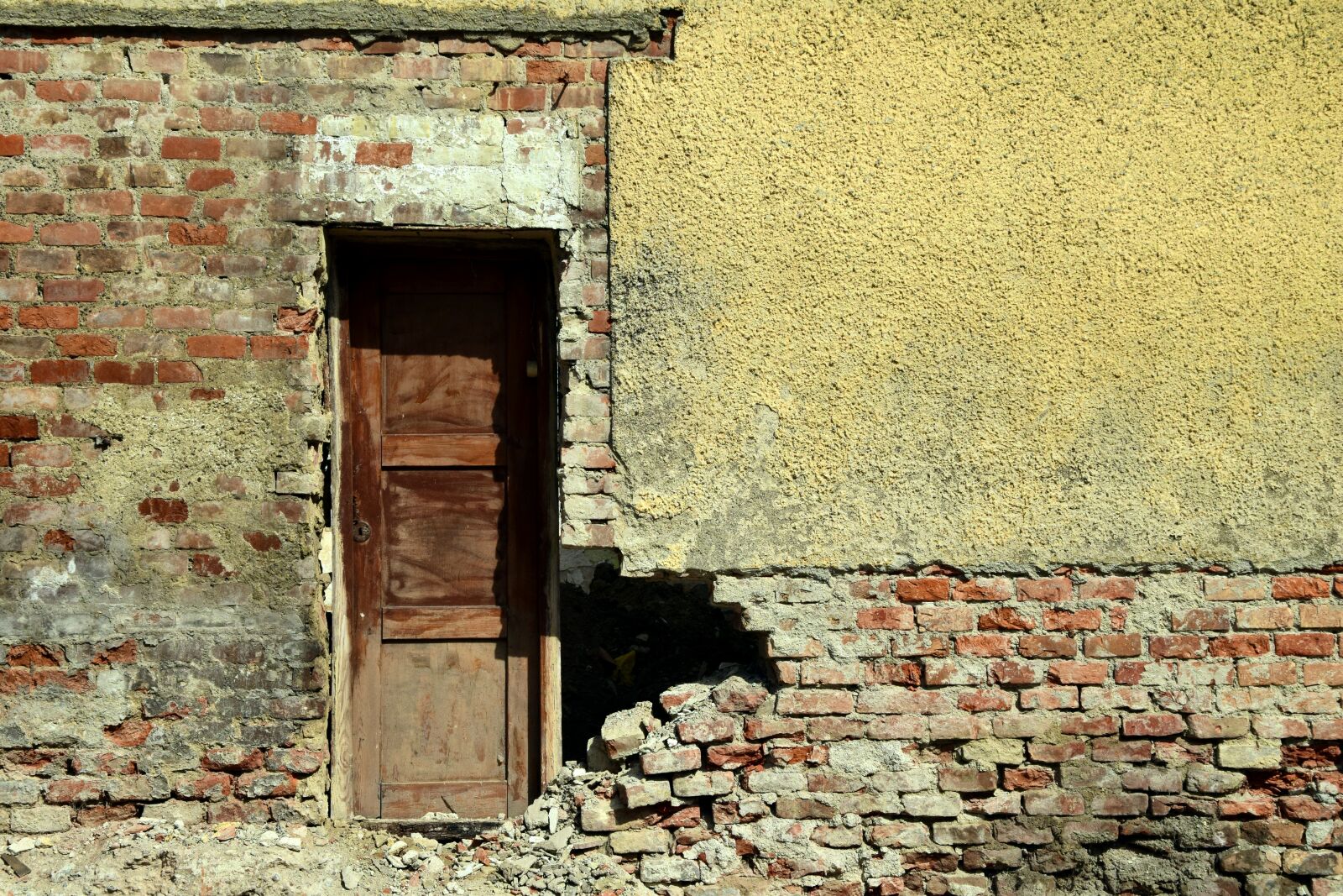 Nikon D3300 sample photo. Ruin, house facade, broken photography