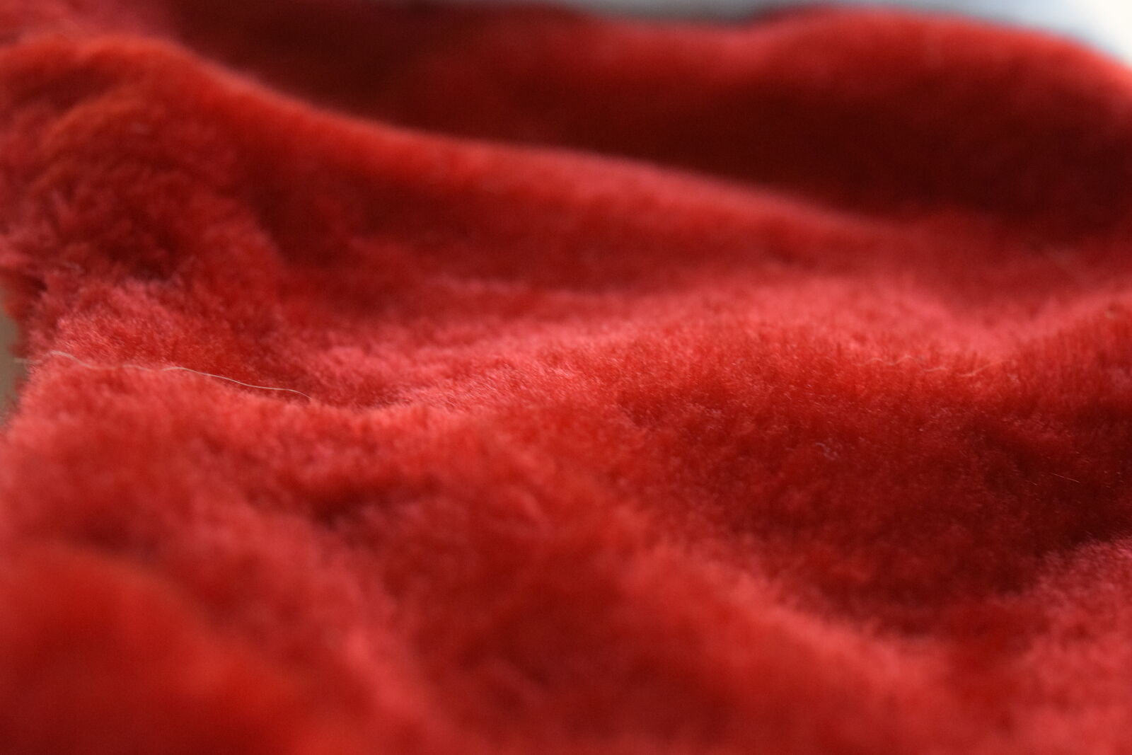 Nikon D3300 sample photo. Christmas, fabric, fleece, red photography