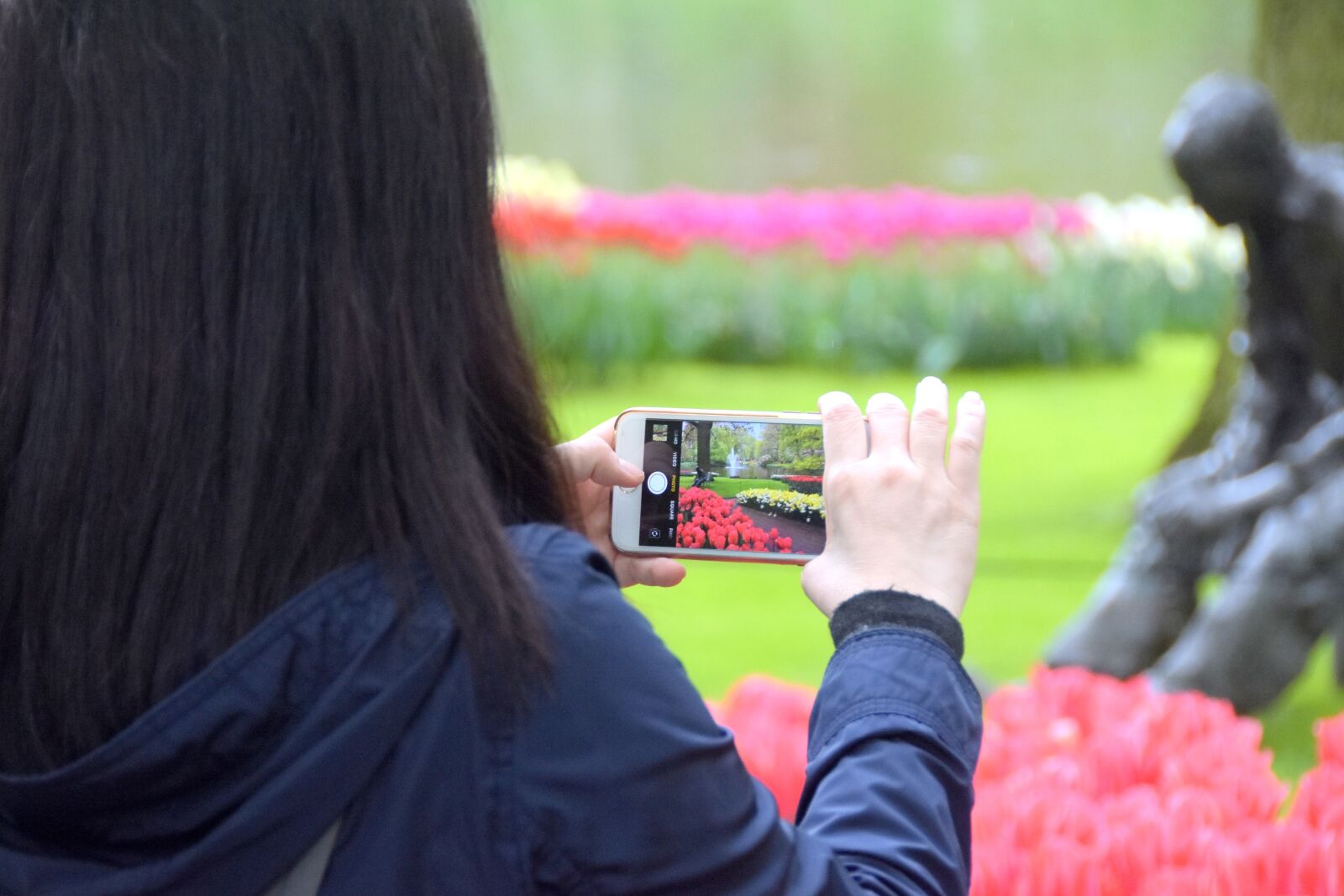 Nikon D7200 sample photo. Keukenhof, people, camera photography
