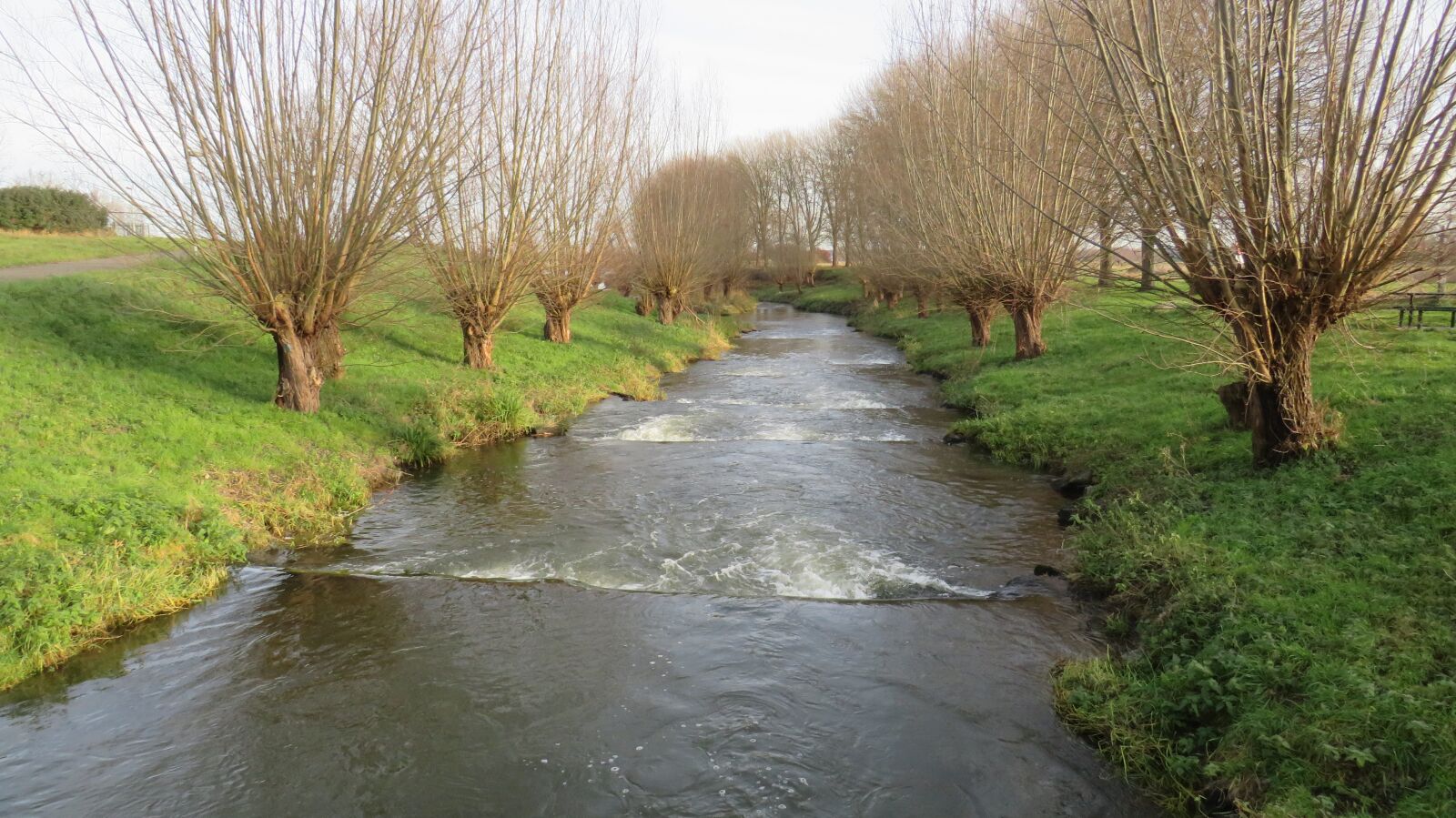Canon PowerShot SX540 HS sample photo. Bach, construction, river photography