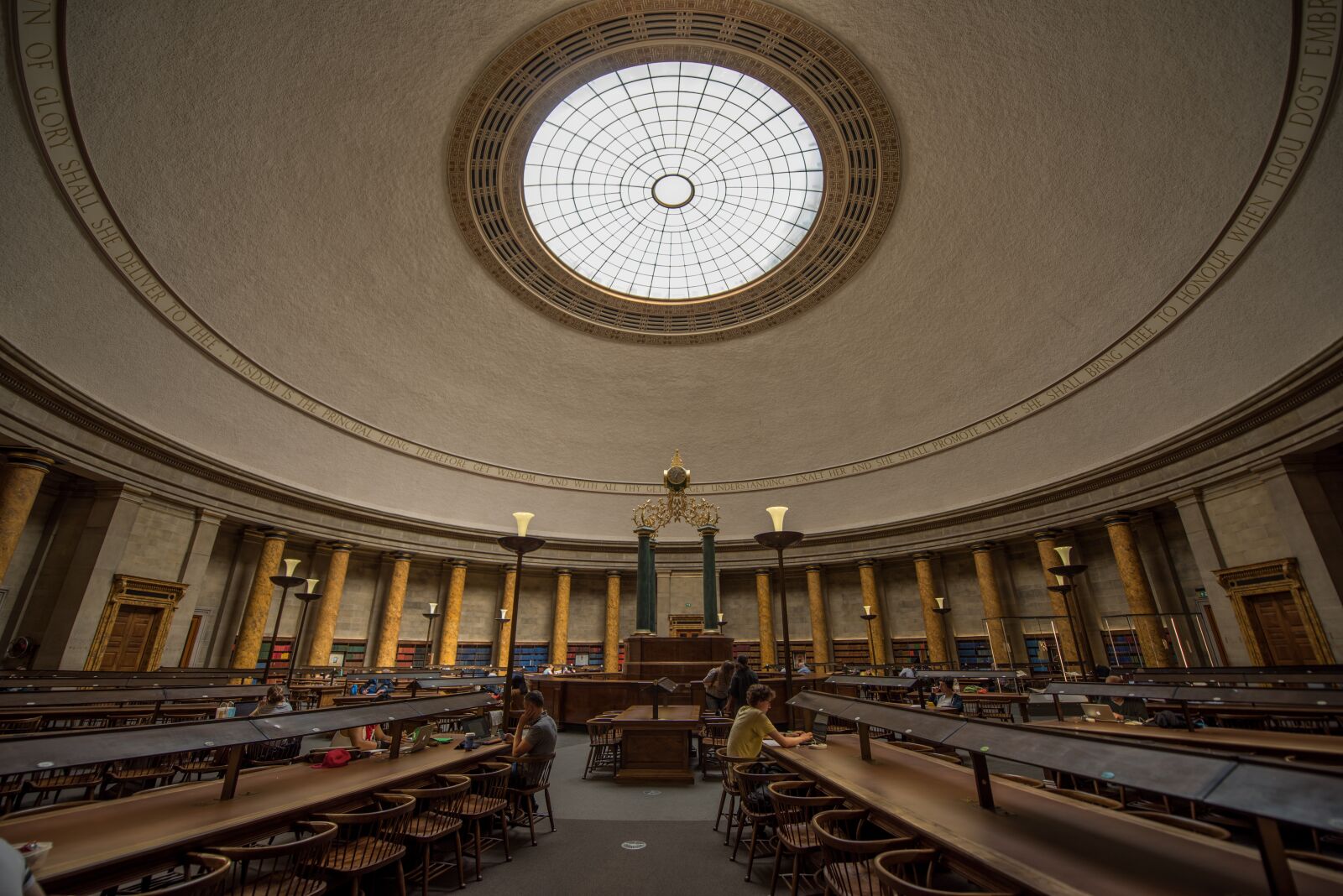 Nikon D810 sample photo. Library, manchester, interior photography