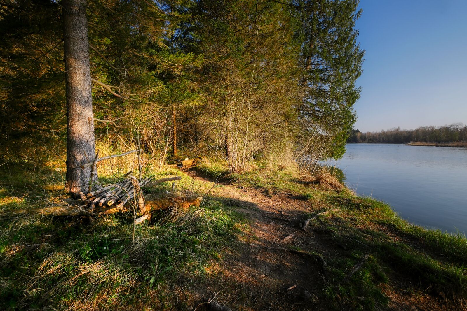 Panasonic Lumix DMC-GX8 sample photo. Rest, bank, lake photography