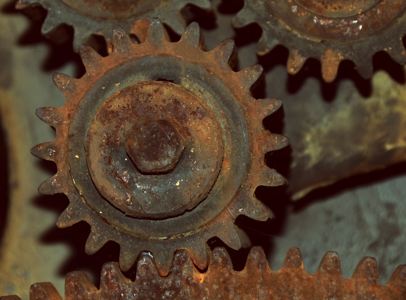Nikon D3300 sample photo. Gears, iron, mechanics photography