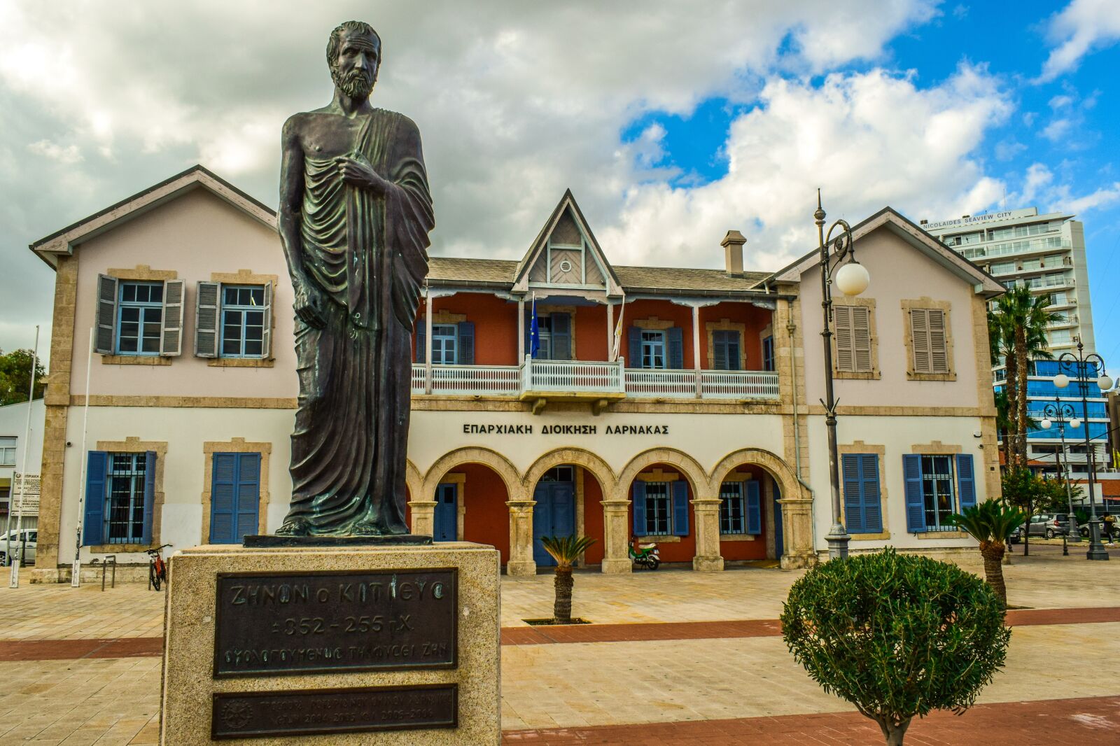 Nikon D3300 sample photo. Cyprus, larnaca, administration building photography