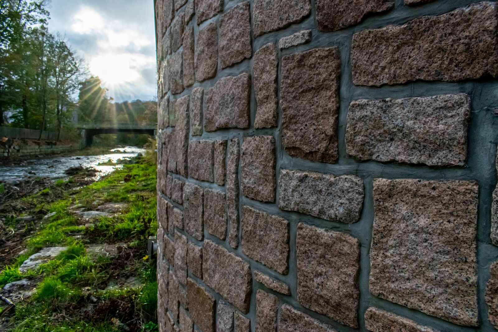 Nikon D5300 sample photo. Stone wall, wall, sun photography