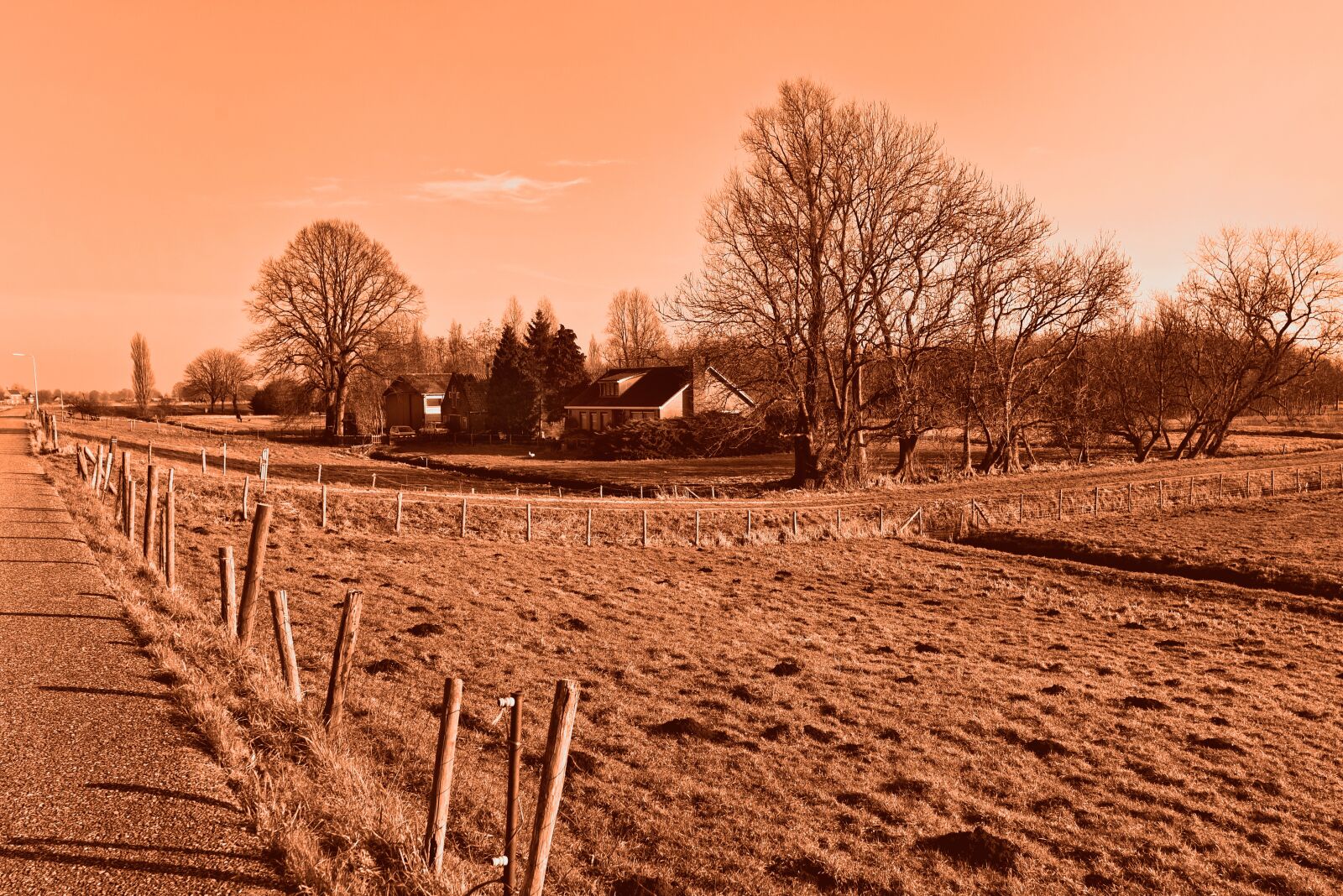 Nikon D750 sample photo. Meadow, fence, post photography