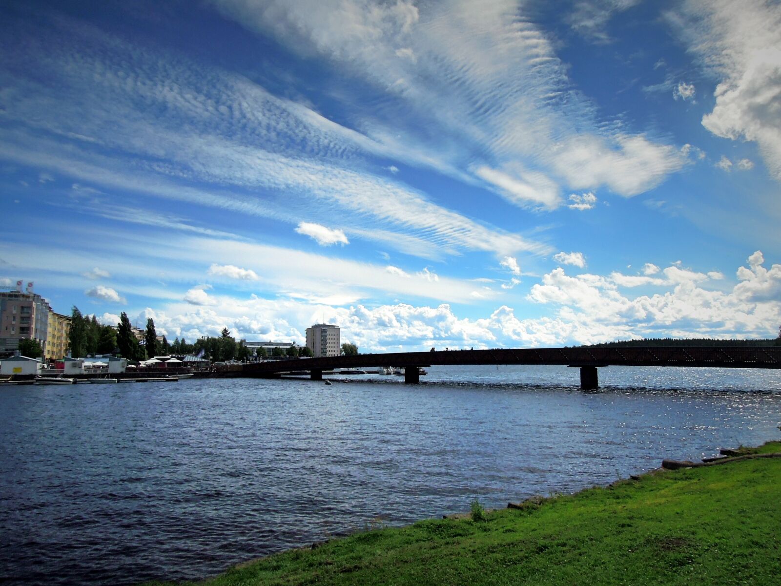 Nikon Coolpix P300 sample photo. Savonlinna, bridge, city photography