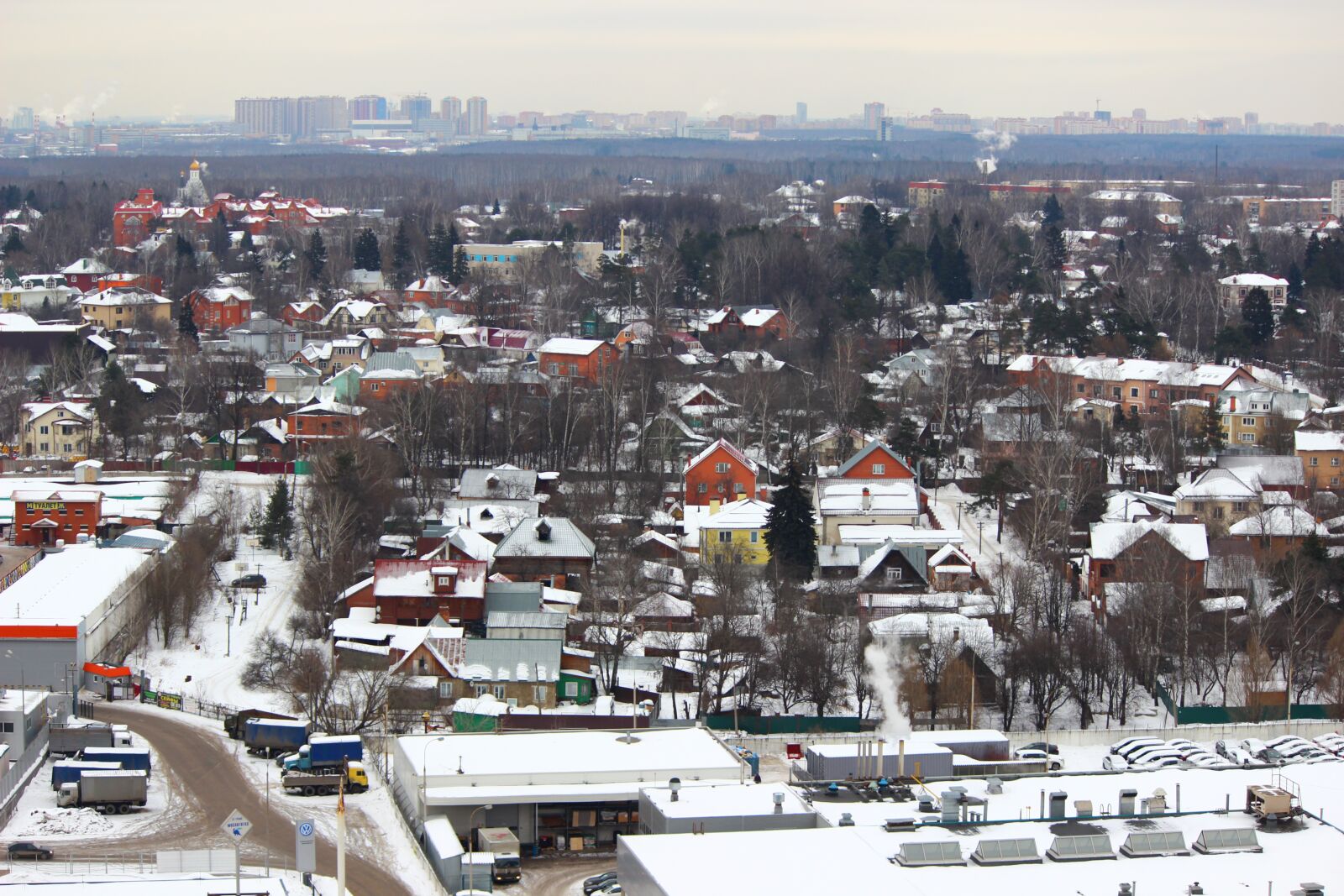 Canon EOS 600D (Rebel EOS T3i / EOS Kiss X5) sample photo. Moscow, 25этаж, horizon photography