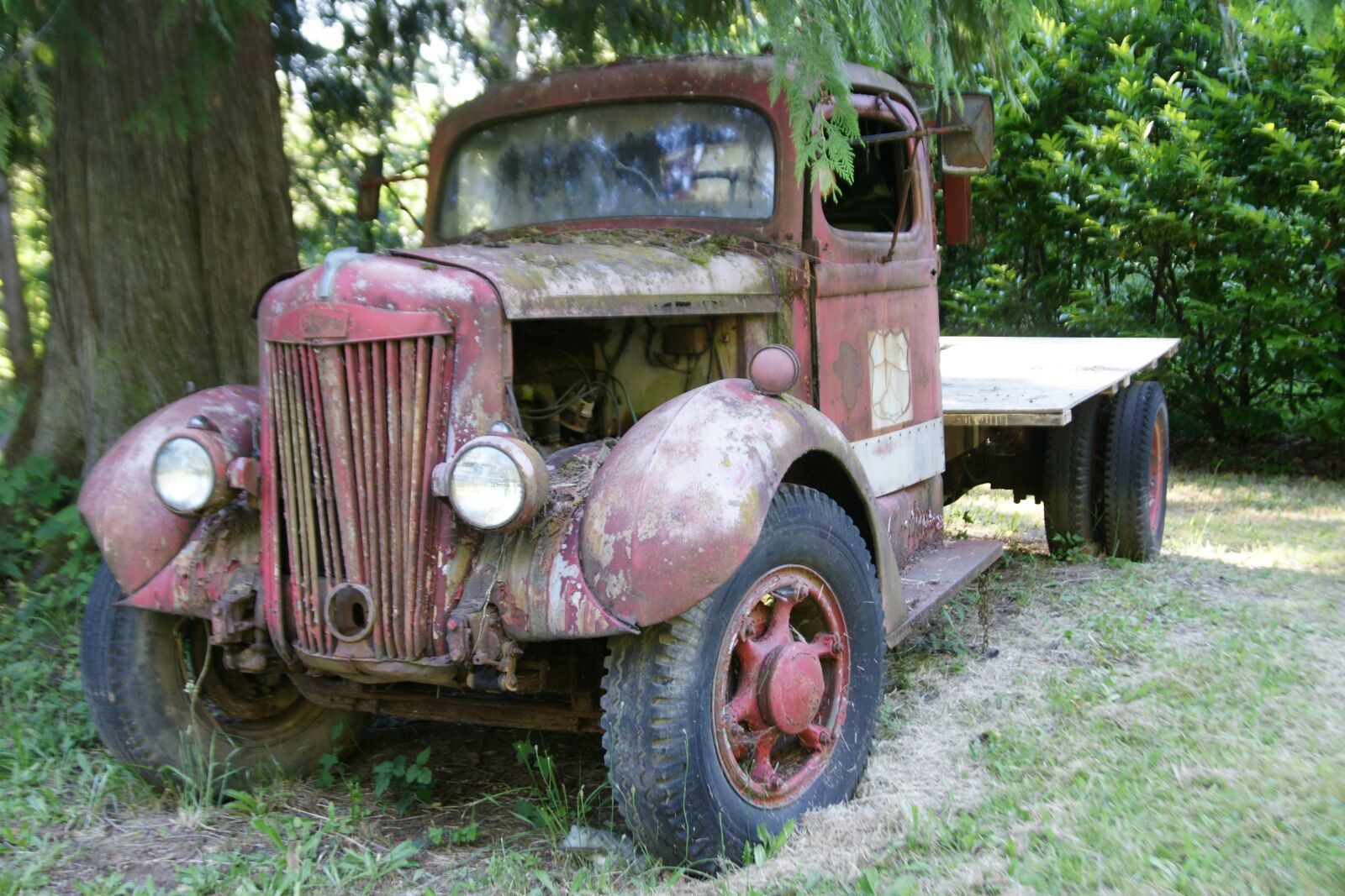 Sony Alpha DSLR-A700 sample photo. Vintage truck, old, rust photography