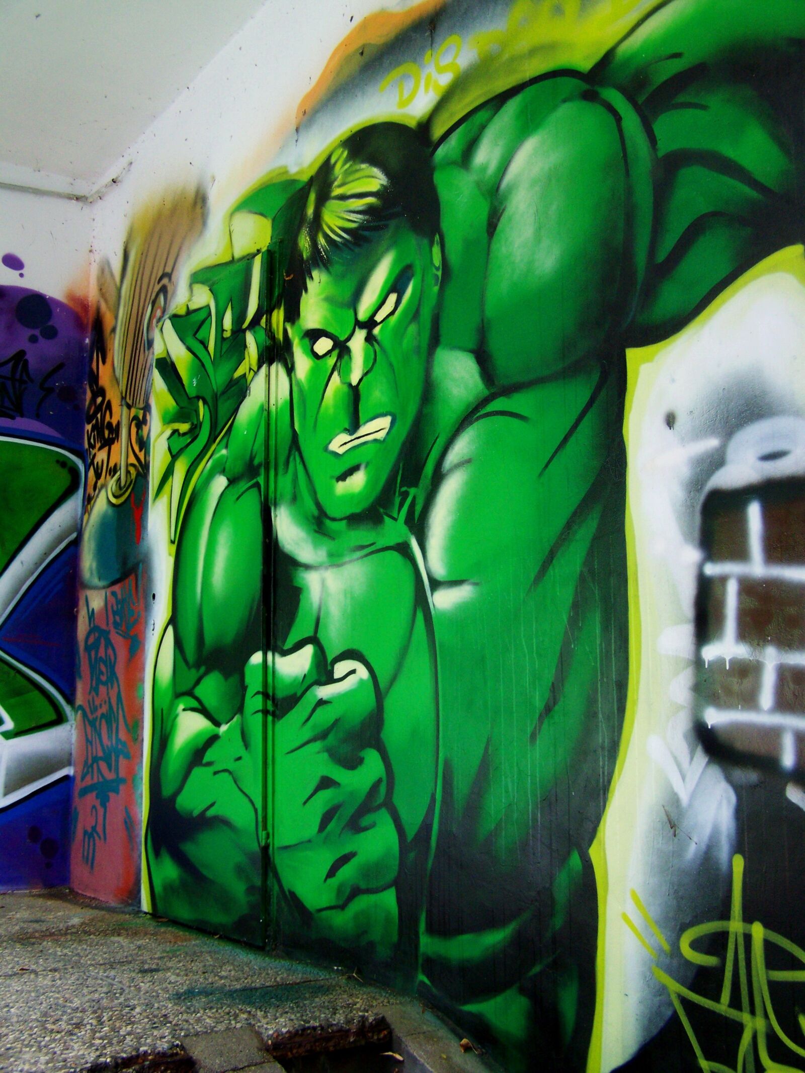 Kodak EASYSHARE ZD710 ZOOM DIGITAL CAMERA sample photo. Graffiti, wall painting, controversial photography