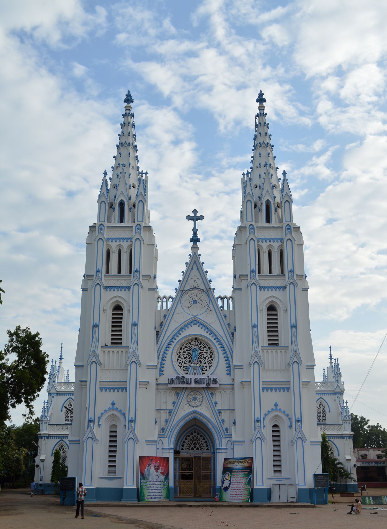 Nikon D3200 sample photo. Church, st marry, madurai photography