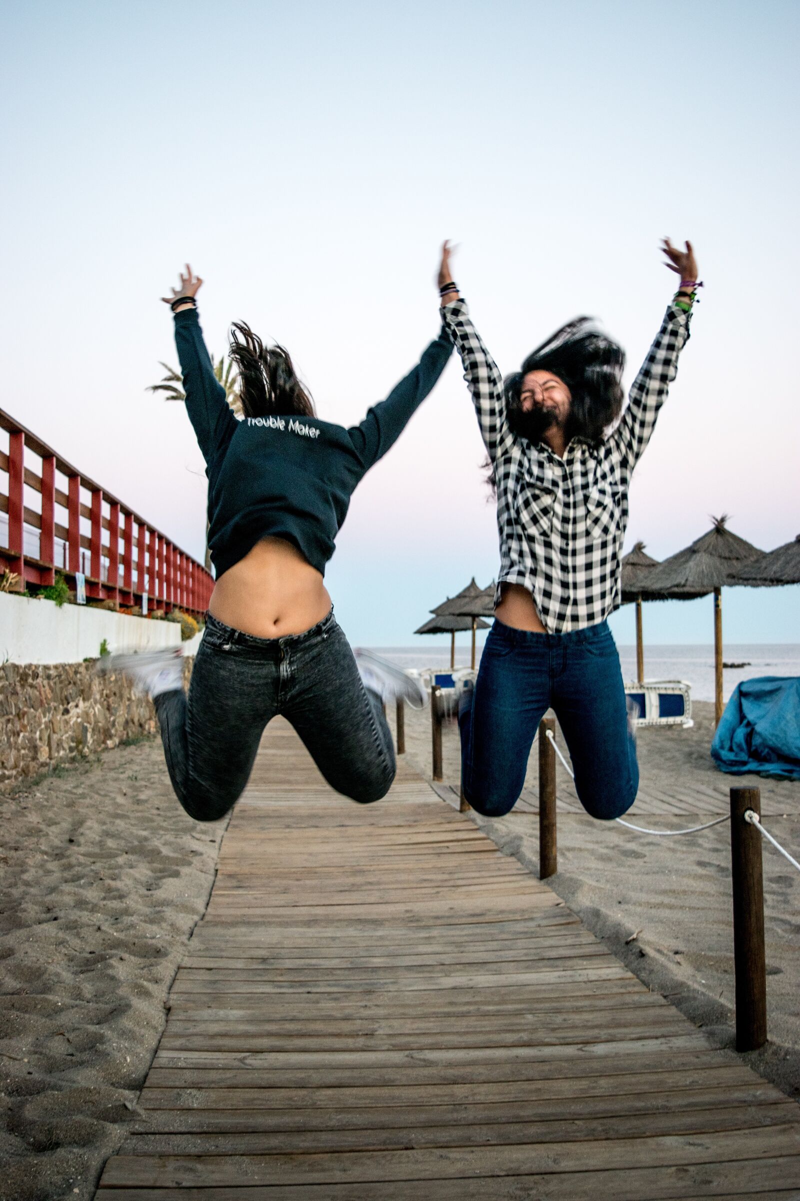 Nikon D5500 sample photo. Jump, action, fun photography