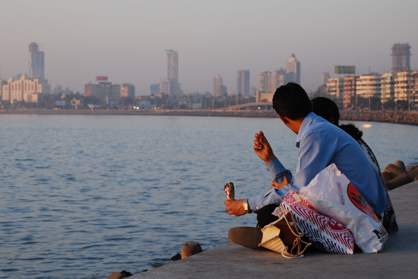 Nikon D40X sample photo. Mumbai, seafront, asia photography