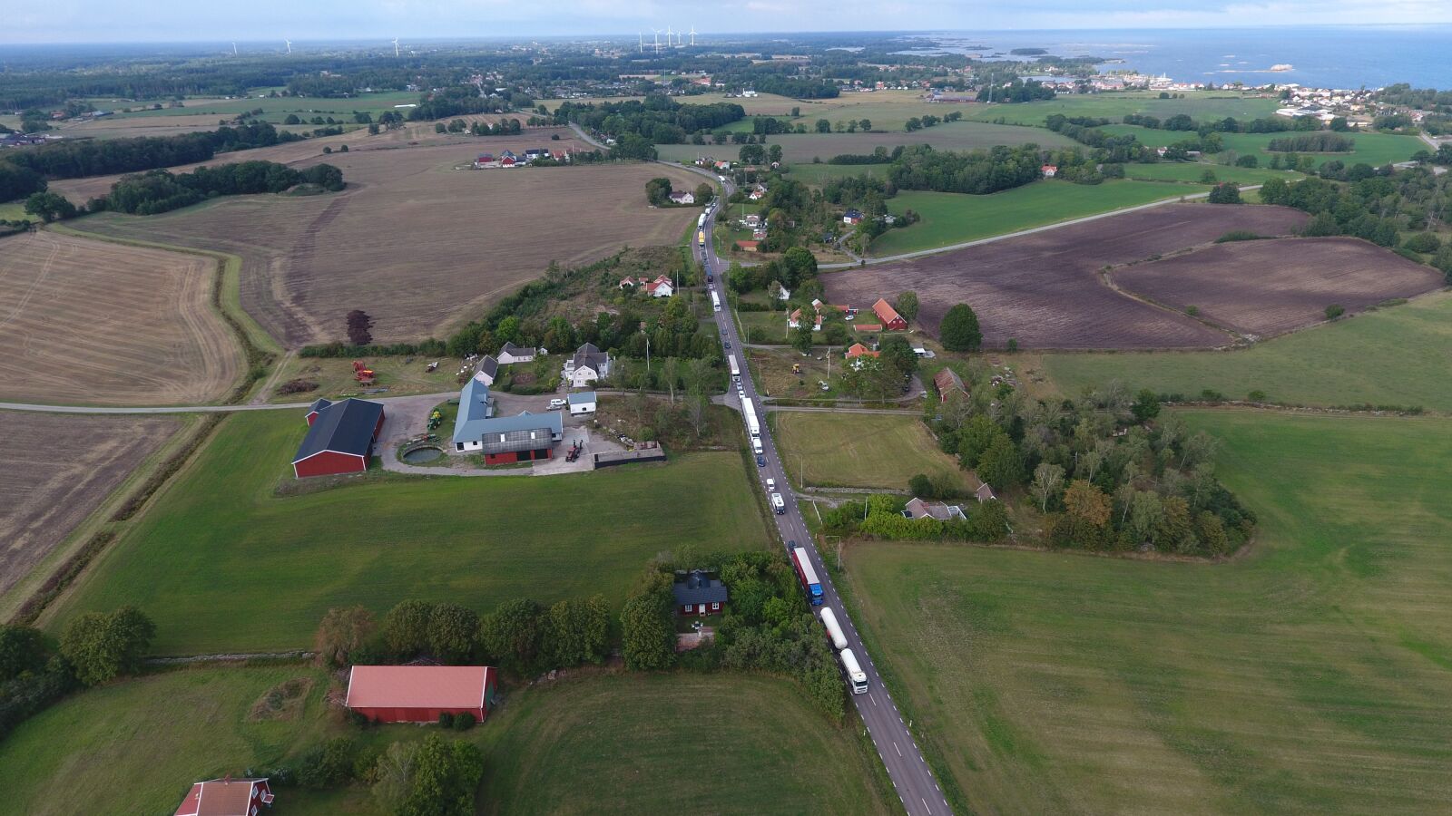 DJI FC330 sample photo. Air photo, bergkvara, the photography