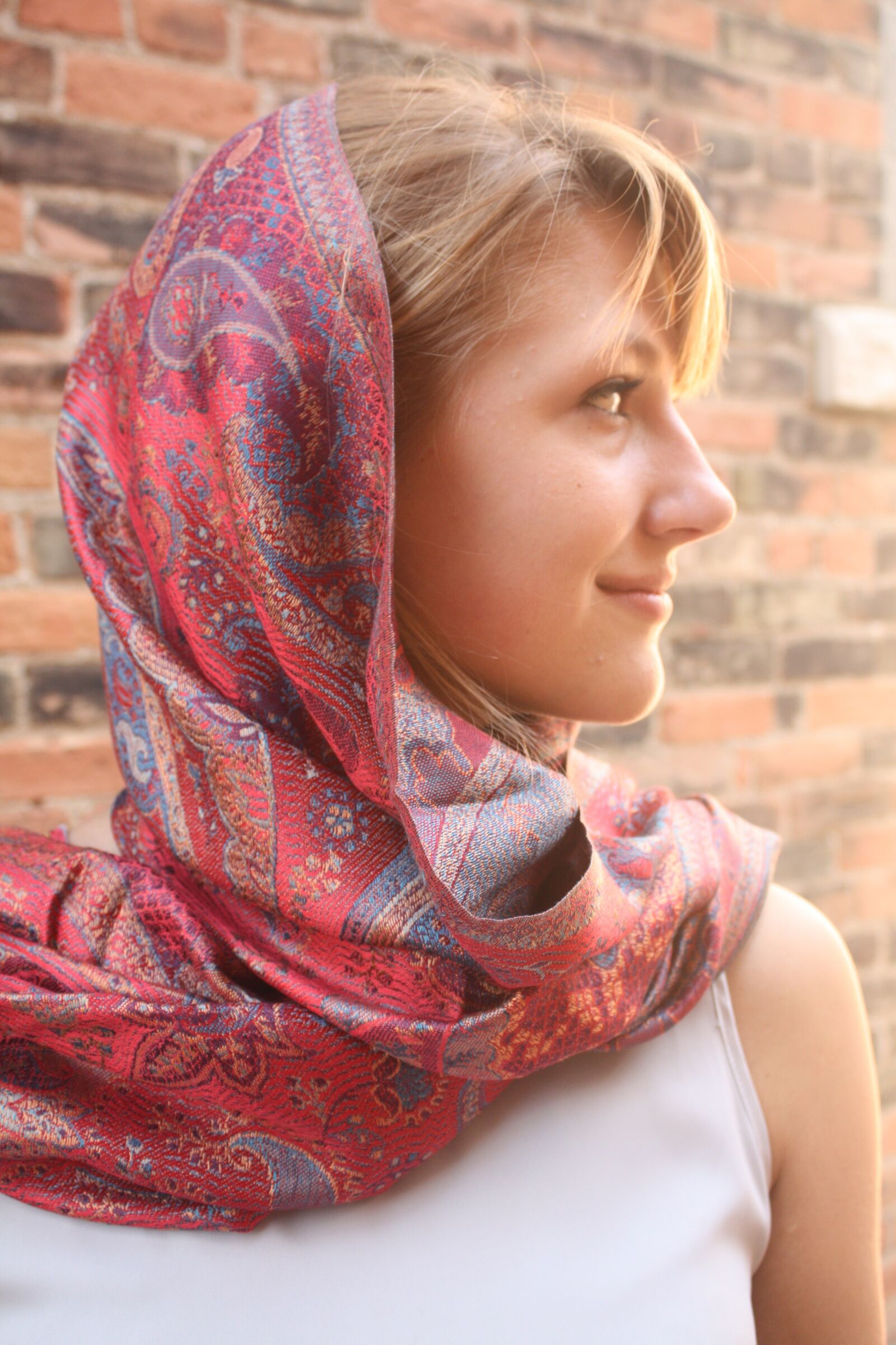 Canon EOS 450D (EOS Rebel XSi / EOS Kiss X2) sample photo. Indian scarf, pashmina, kashmiri photography
