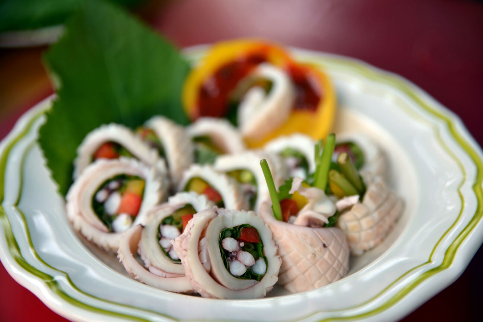 Nikon D600 sample photo. Cooking, squid, vegetable photography