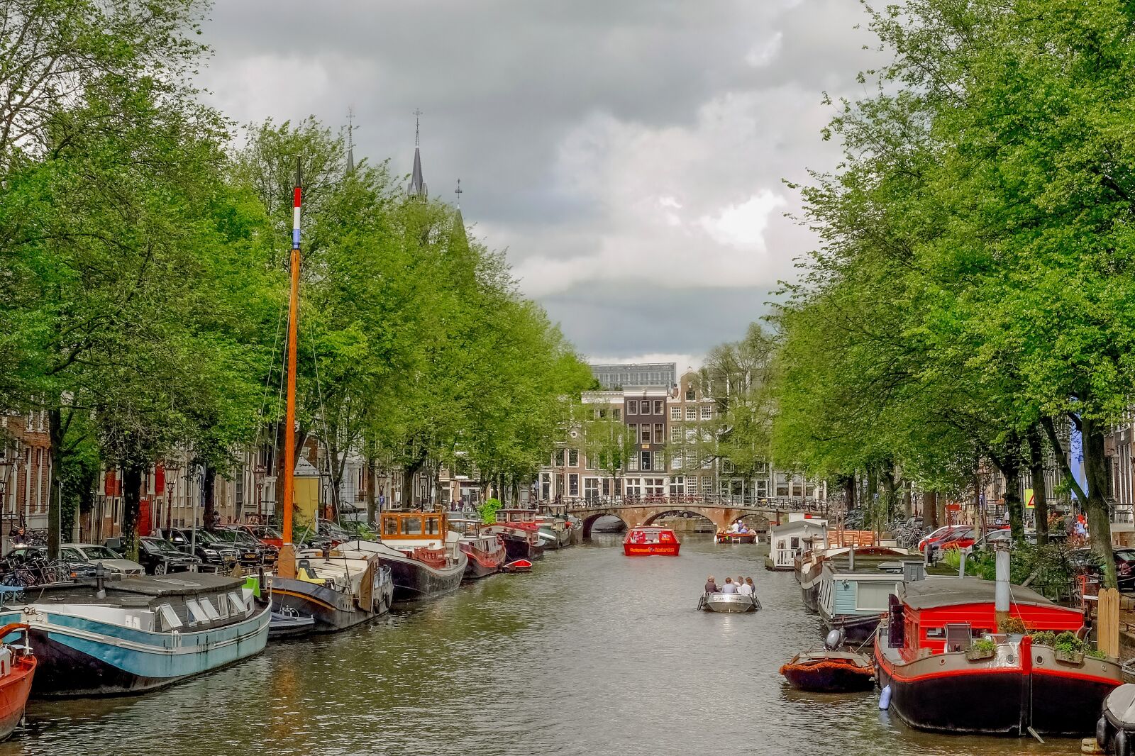 Fujifilm X30 sample photo. Canal, barge, houseboat photography