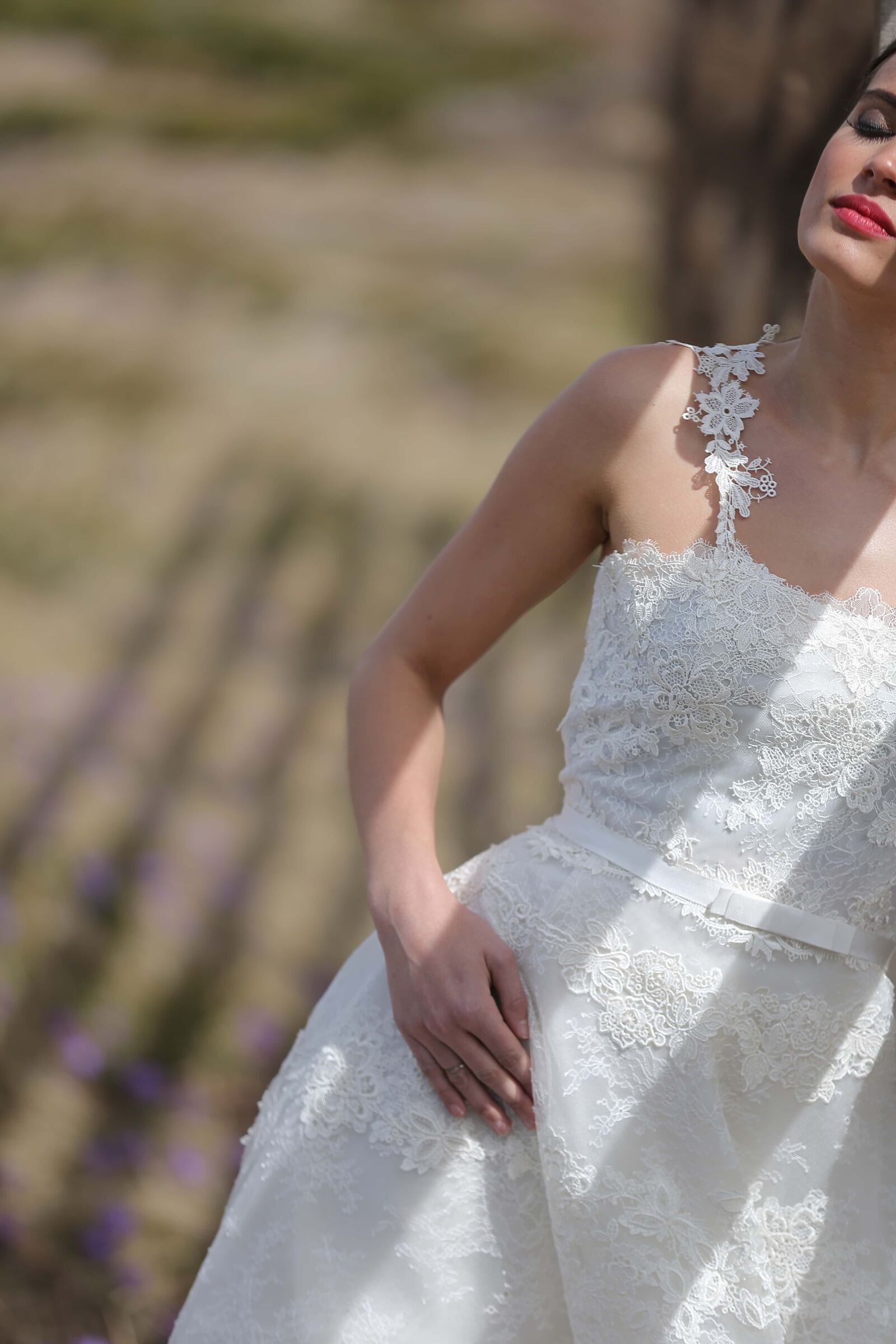 Canon EF 70-200mm F2.8L IS II USM sample photo. Wedding dress, bride, wedding photography