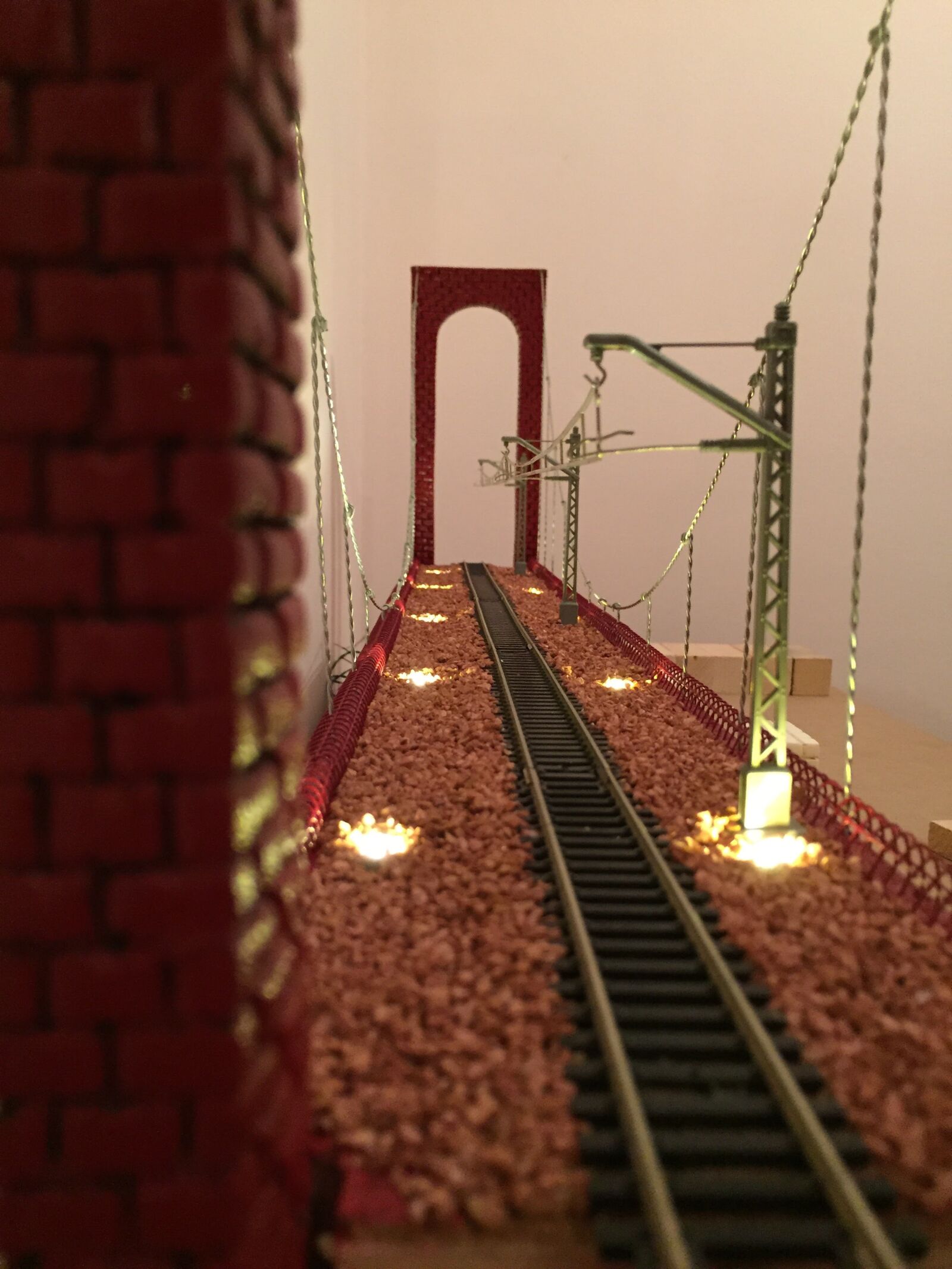 iPhone 6 back camera 4.15mm f/2.2 sample photo. Bridge, train photography