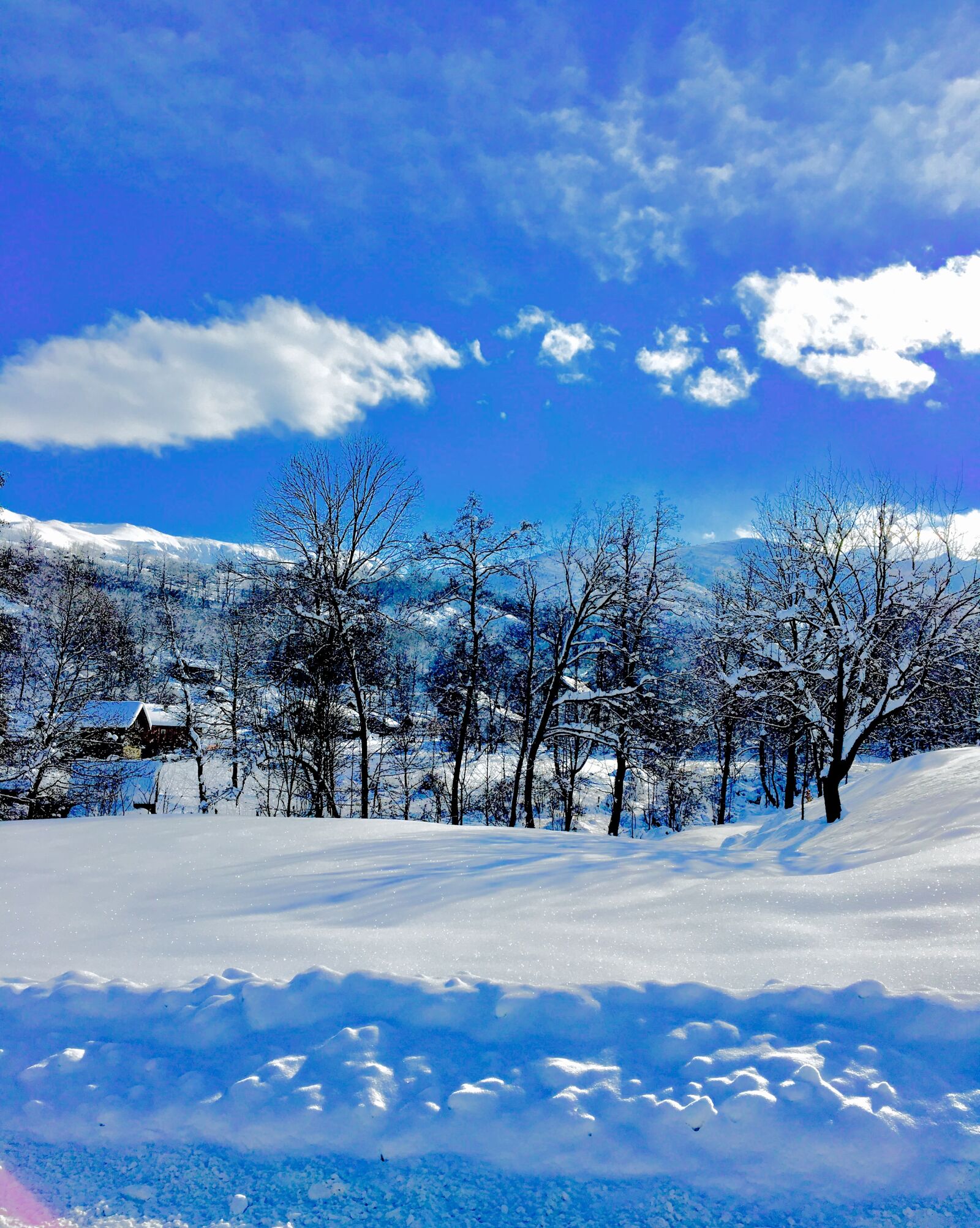 Apple iPhone 6s sample photo. Blue, mountains, blue, sky photography