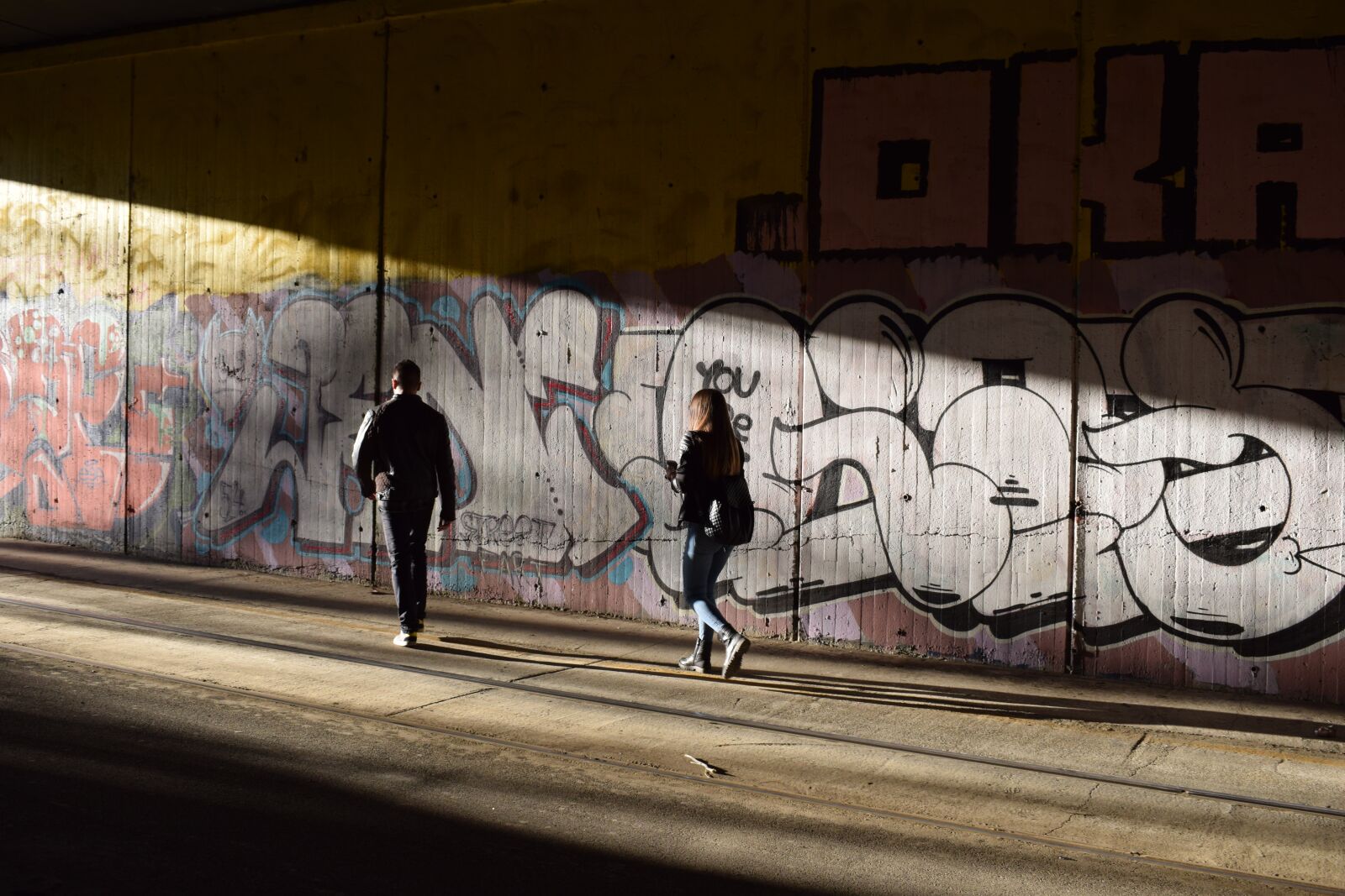 Nikon D3300 sample photo. Light, tunnel, hope photography