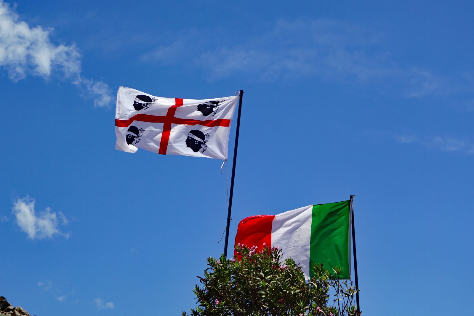 Sony Cyber-shot DSC-RX100 II sample photo. Sardinia flag, sky photography