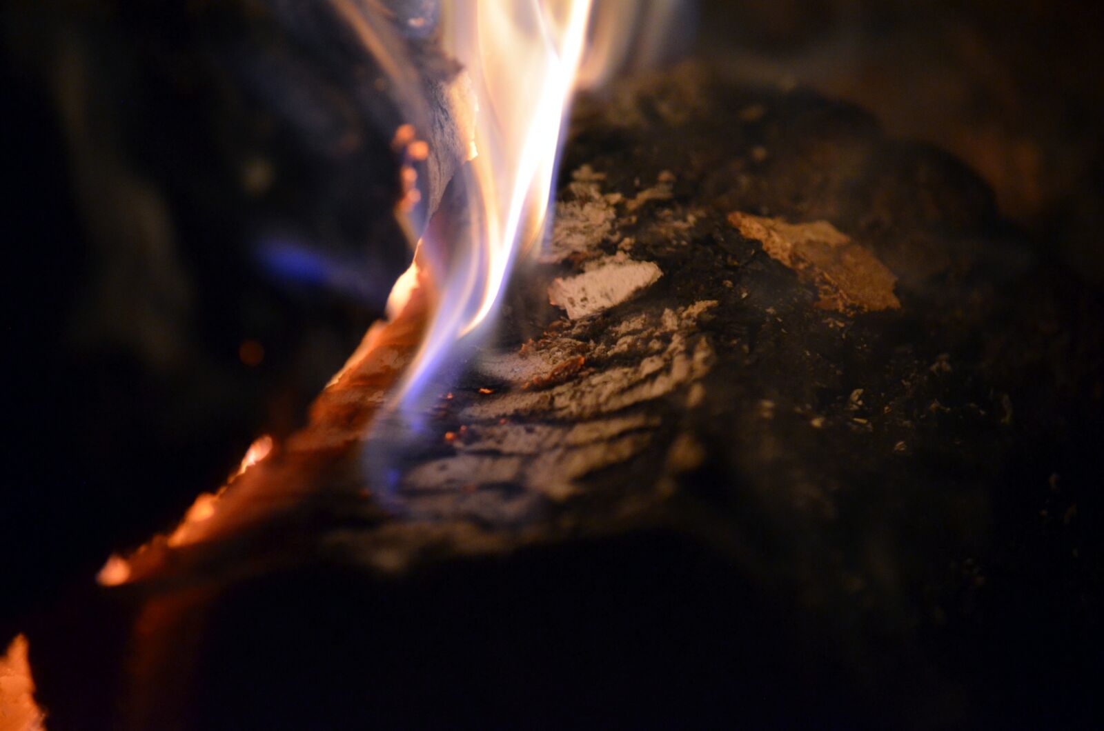 Nikon D5100 sample photo. Fire, flame, wood photography
