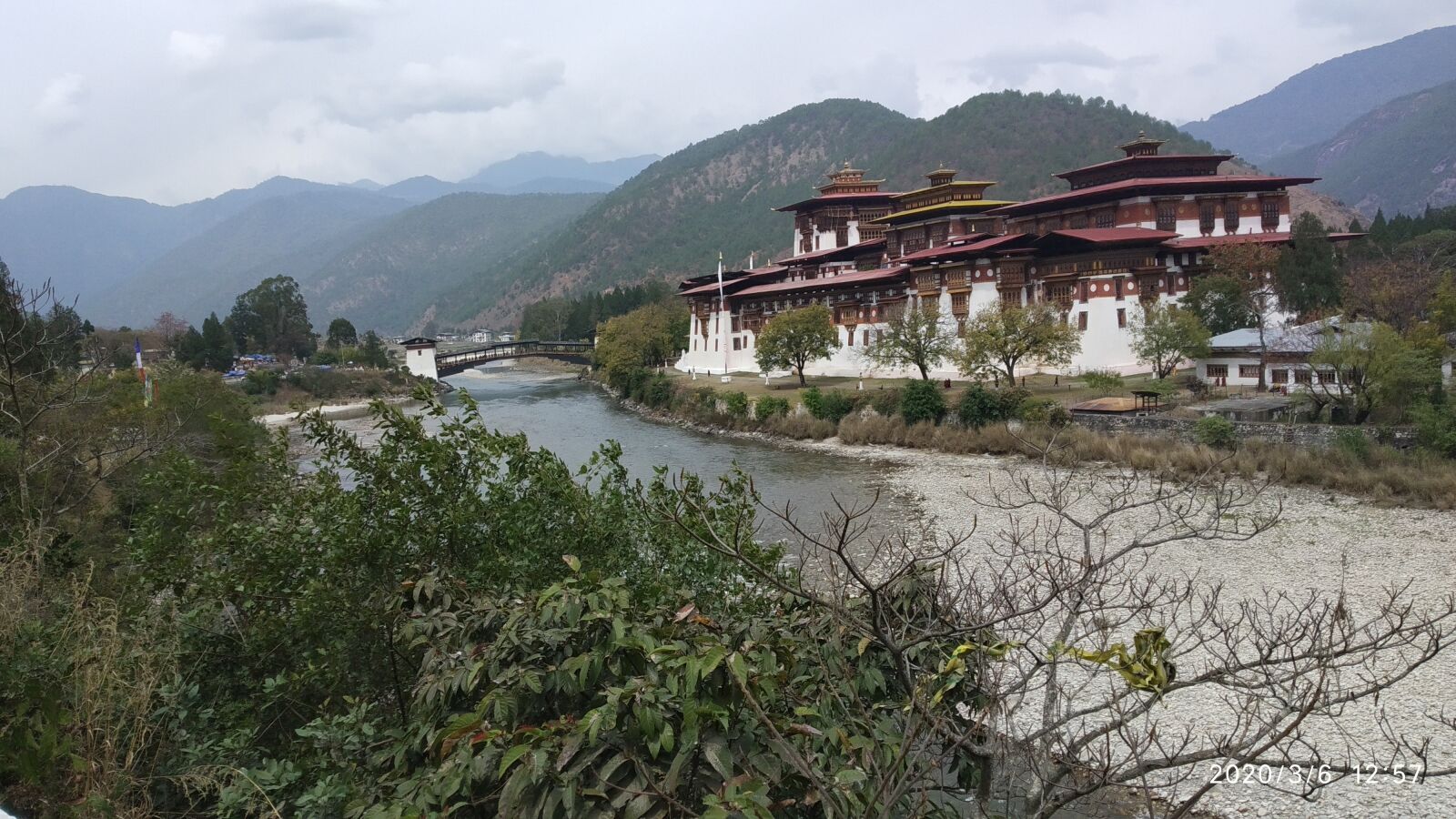 Xiaomi Redmi Y2 sample photo. Landscape, monastery, bhutan photography