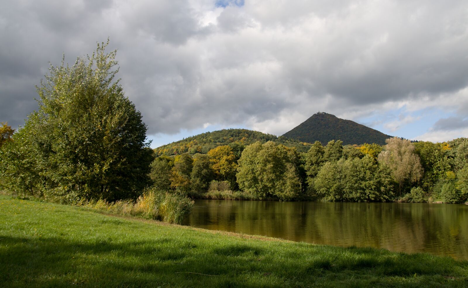 Sony ILCA-77M2 sample photo. Autumn, pond, tree photography