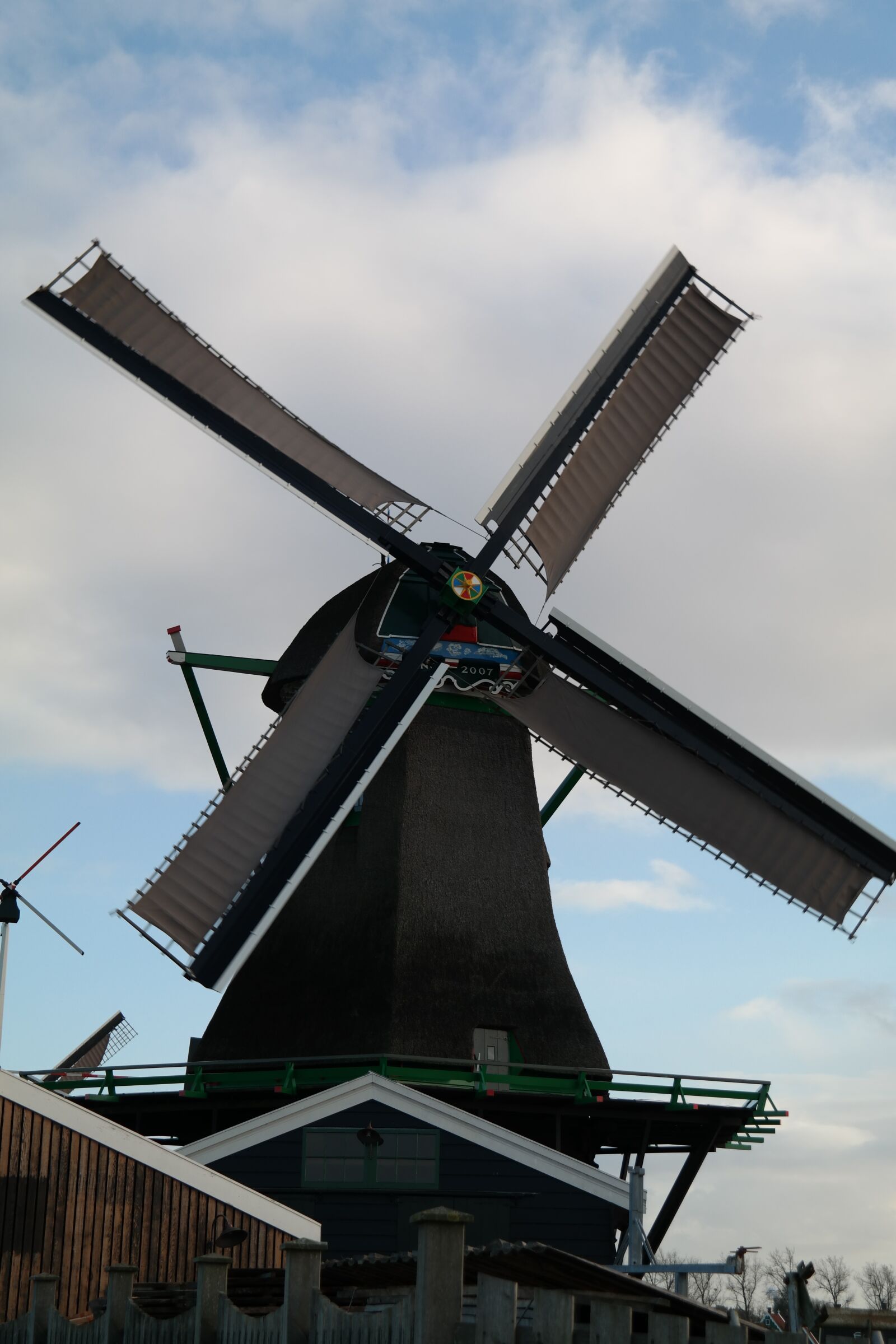 Samsung NX30 sample photo. Windmill, sky, sail photography