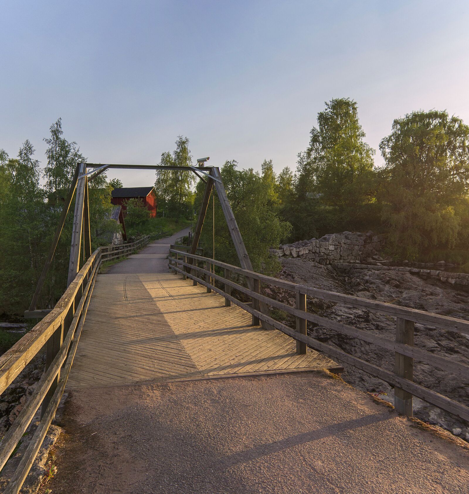 Nikon D3100 sample photo. Rapids, nautelankoski, evening photography