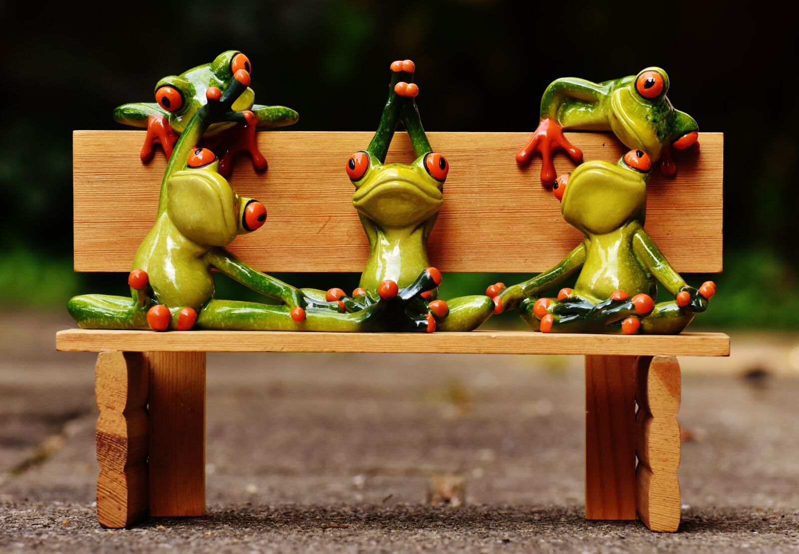 Nikon D7200 sample photo. Frogs, yoga, bank photography