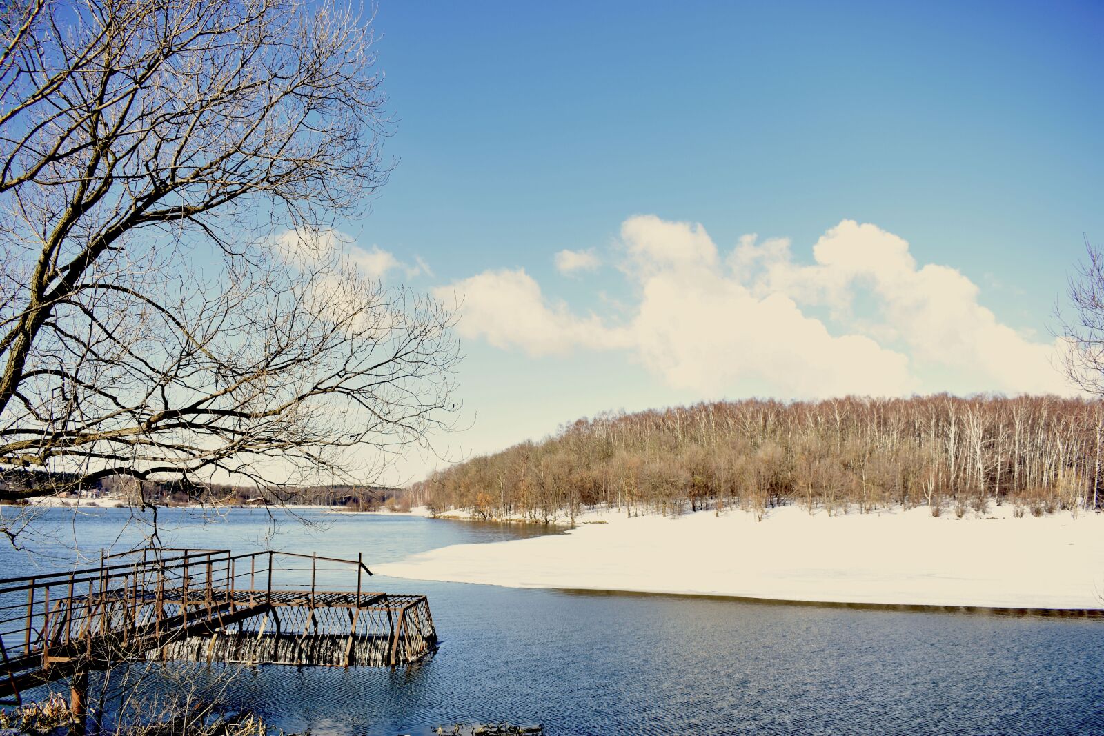 Nikon D3400 sample photo. Lake, pond, winter photography