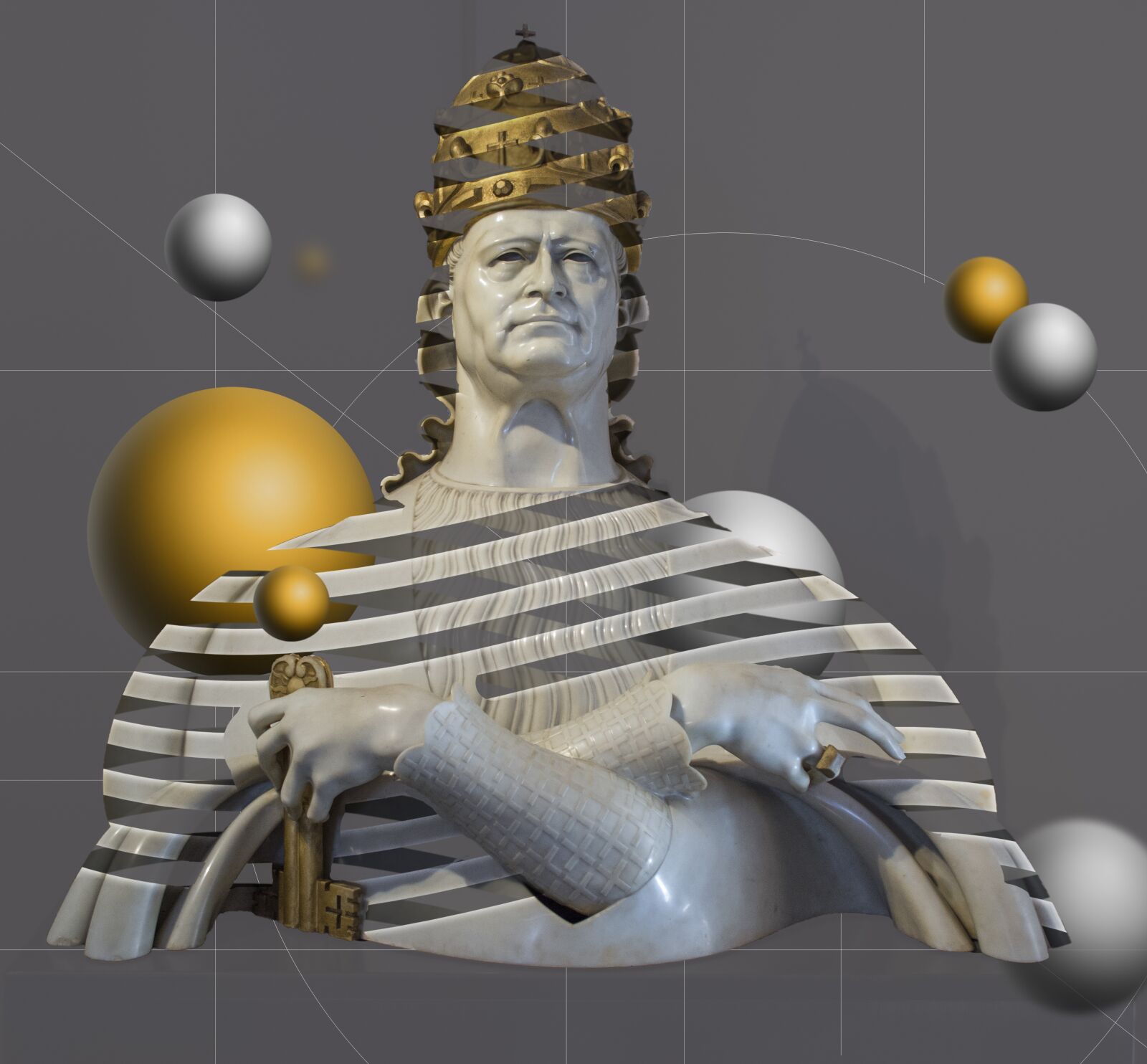 Nikon D5200 sample photo. Bust, pope, crown photography