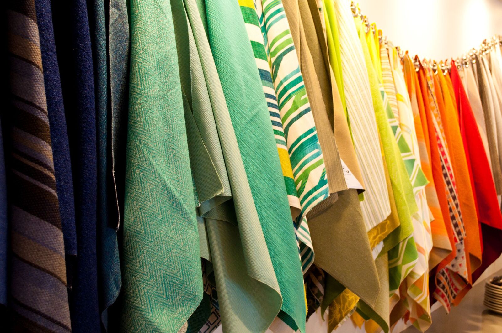 Nikon D5000 sample photo. Stock, textile, hanging photography