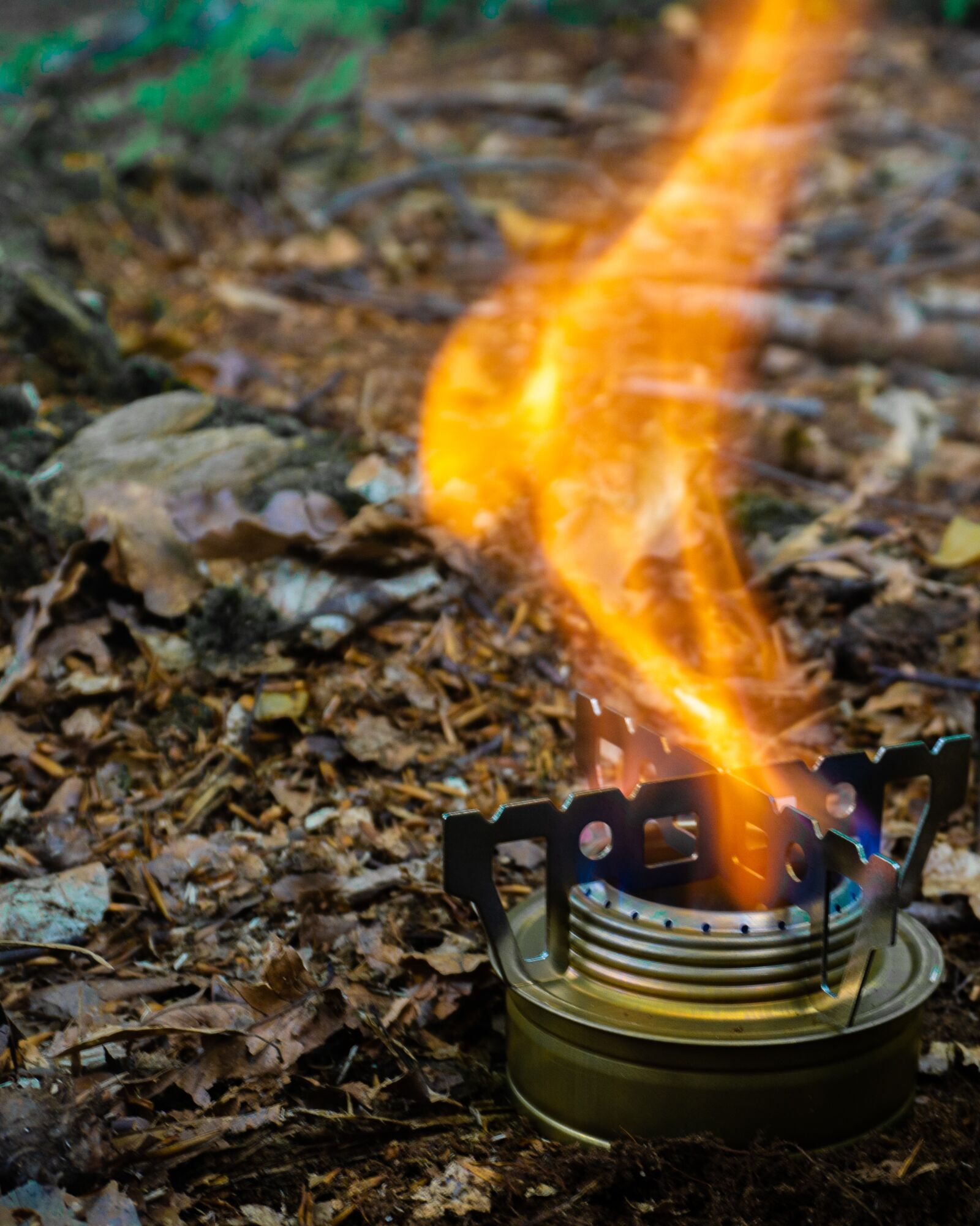 Sony a6000 sample photo. Fire, trangia, outdoors photography