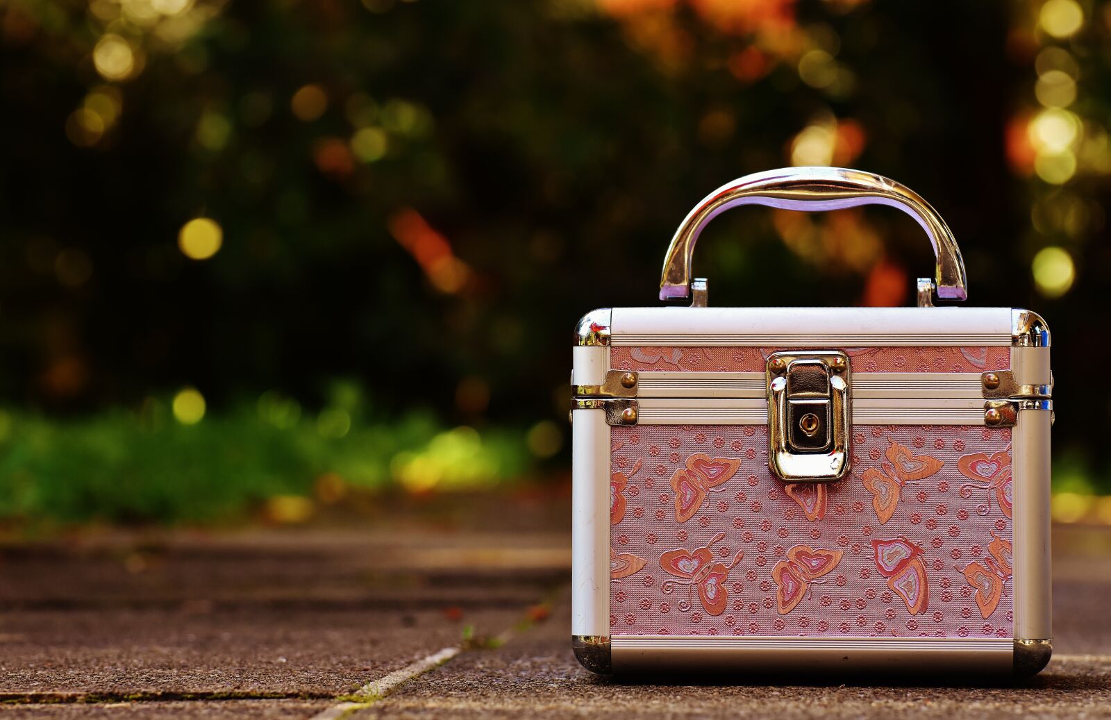 Nikon D7200 sample photo. Briefcase, pink, silver photography